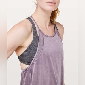 Lululemon Through The Movement Tank Smoked Mulberry